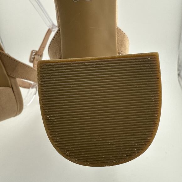 CHINESE LAUNDRY Theresa platform block heel sandal, Bone, BRAND Size 9 EUC - Picture 10 of 11